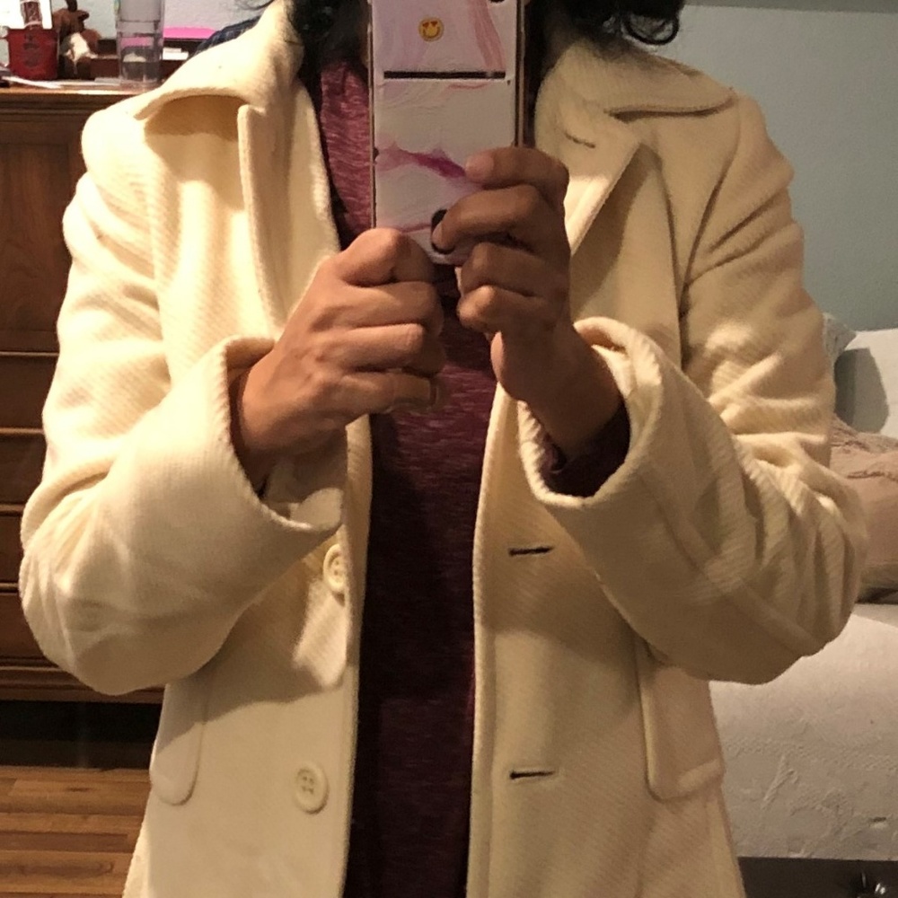 Nine West off-white trench coat
